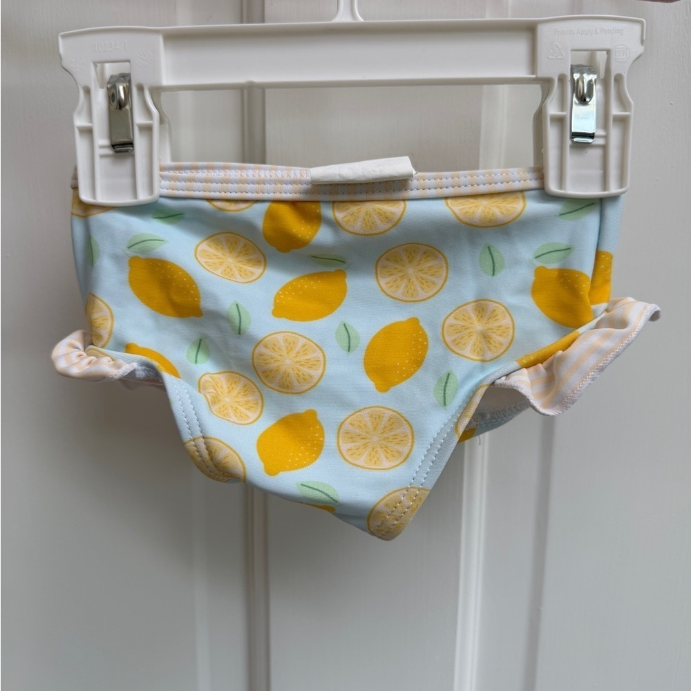 NWOT Stitchy Fish 12-18M Girls Yellow and Blue Lemon Bikini Bottom Swimsuit